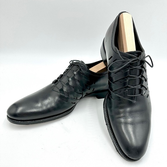 LOUIS VUITTON Side Woven Business Derby’s Men’s SZ 8 (US 9) - Picture 4 of 12